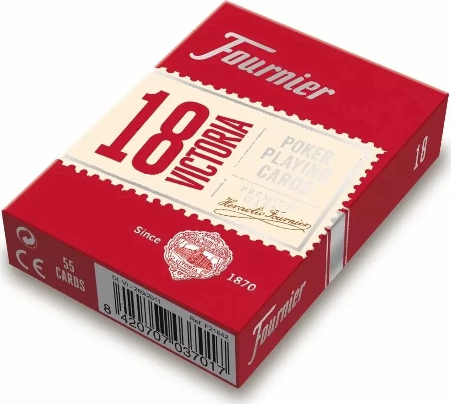 Карты "Fournier no 18 (2 standard index) red"