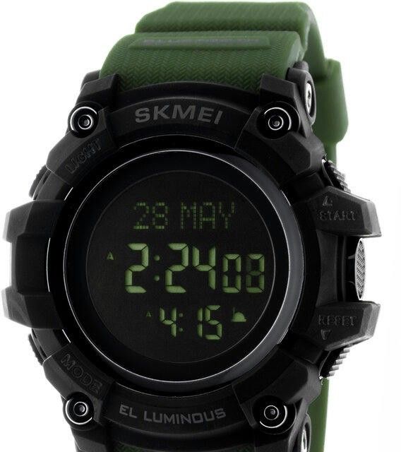 Наручные часы skmei 1680agbk army green/black