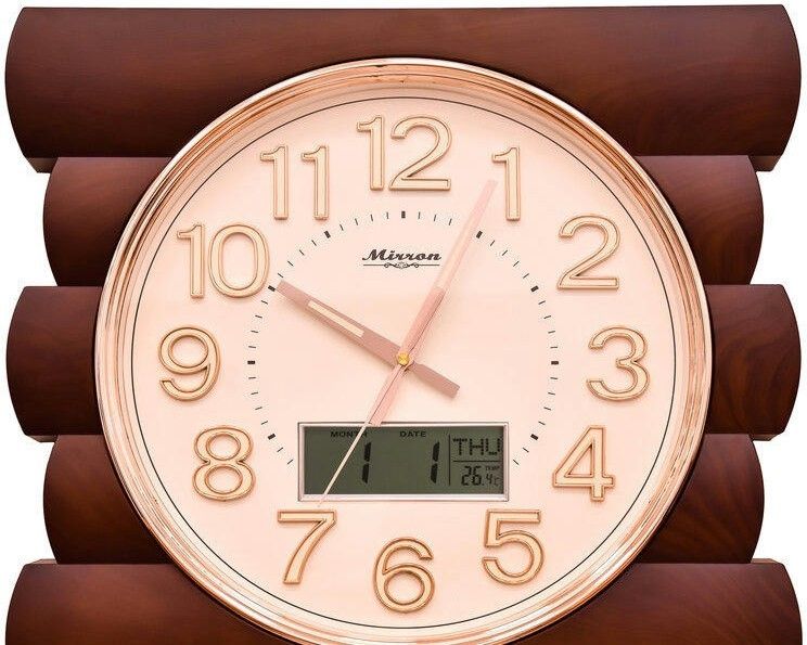 Настенные часы mirron s19bn жк ДБ