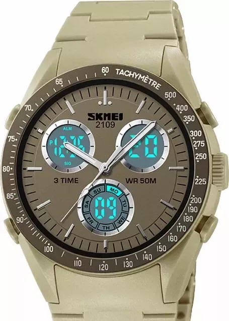 Наручные часы skmei 2109kh khaki