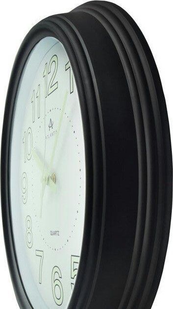 Настенные часы atlantis 1420a10 black frame