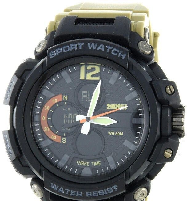Наручные часы skmei 1343kh khaki