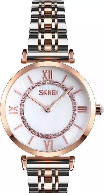 Наручные часы skmei 9198trgwth-s rose gold/silver-white lady size