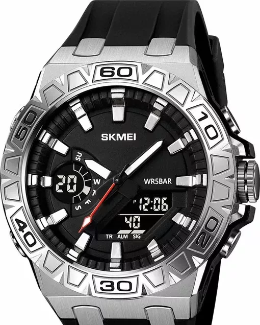 Наручные часы skmei 2276sibk silver-black