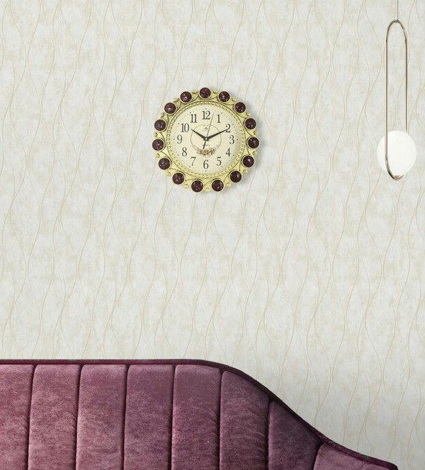 Настенные часы atlantis tld-6998e brown jewelry