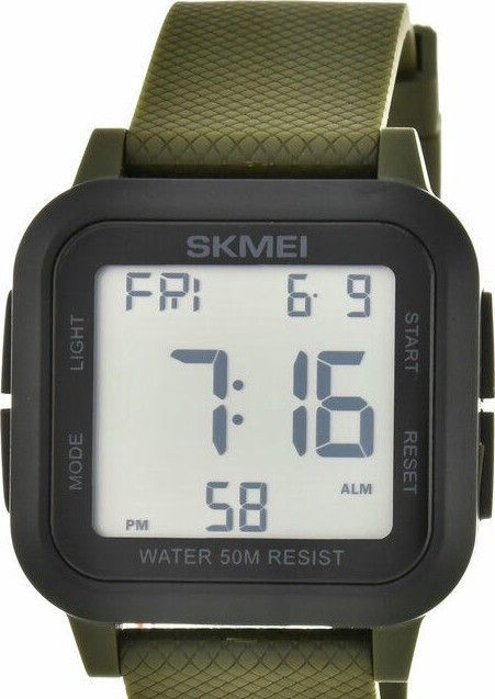 Skmei 1894AGWT army green/white
