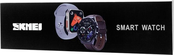 Наручные часы skmei s232-lbkbk black/black leather