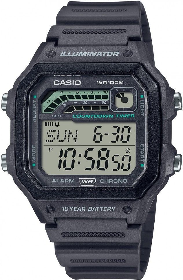Наручные часы casio   ws-1600h-8a