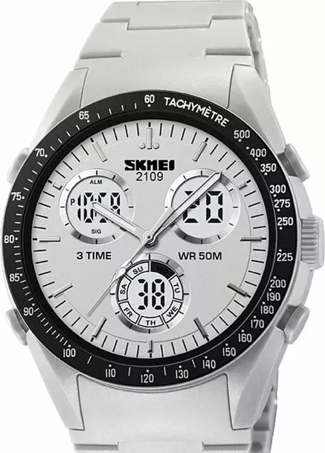 Наручные часы skmei 2109ltgy light grey