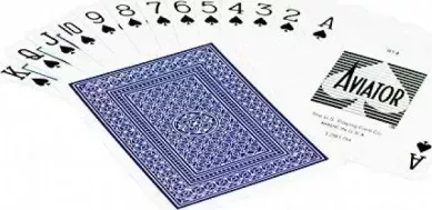 Карты "Аviator Jumbo Index Blue"