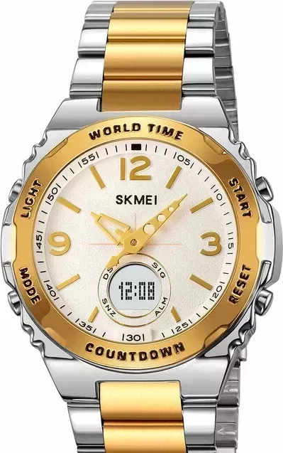 Наручные часы skmei 2310tgd silver/gold