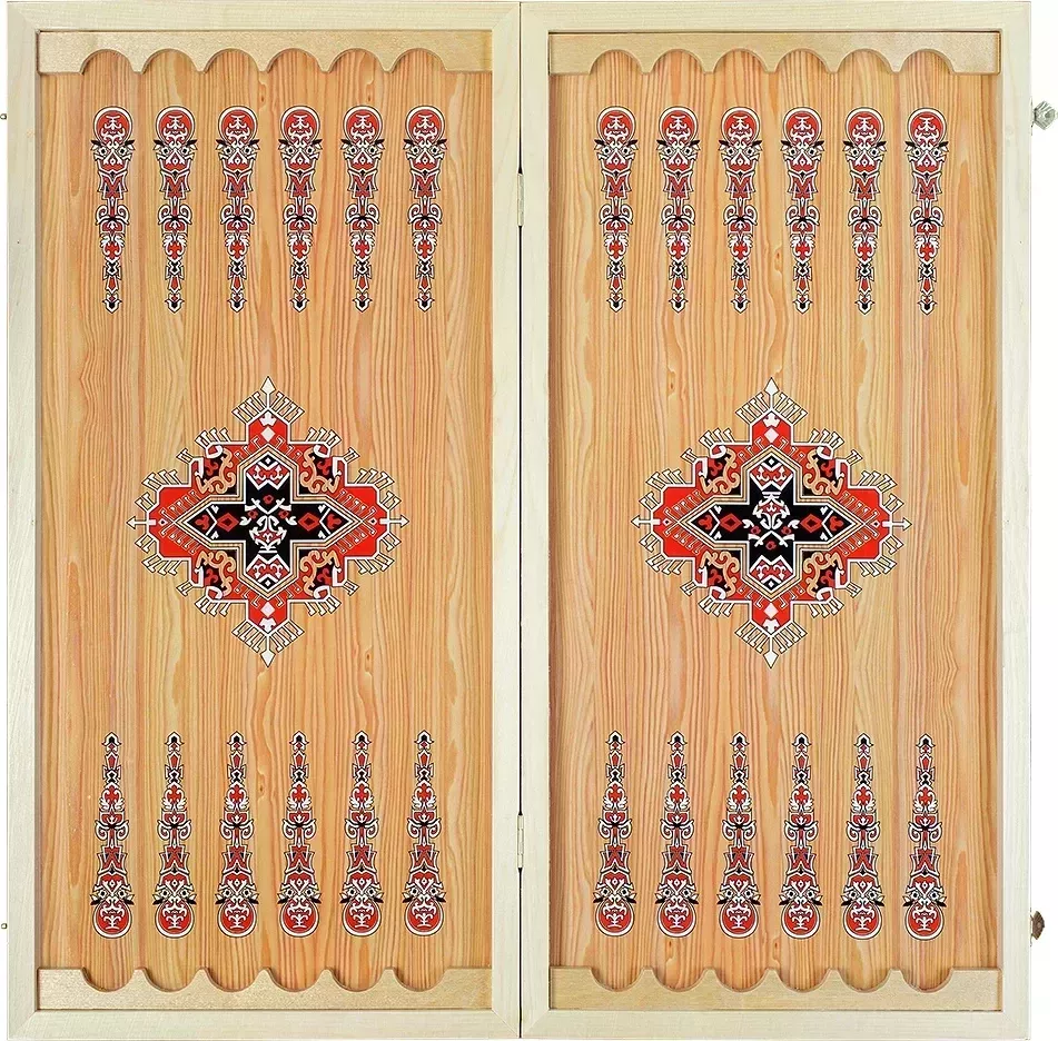 Нарды + Шашки Сирия Тигр большие (Россия, дерево, 60 см), Partida