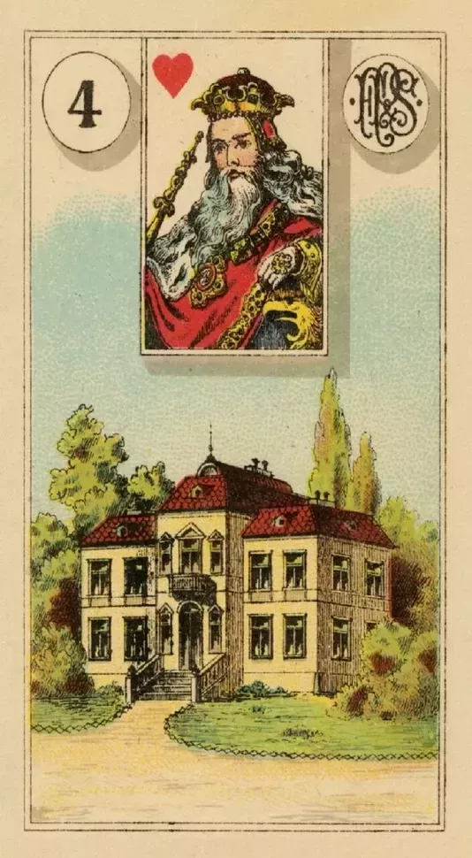 Карты Таро "Grand Tableau Lenormand Oracle Cards" Lo Scarabeo / Оракул Ленорман Гранд Табло