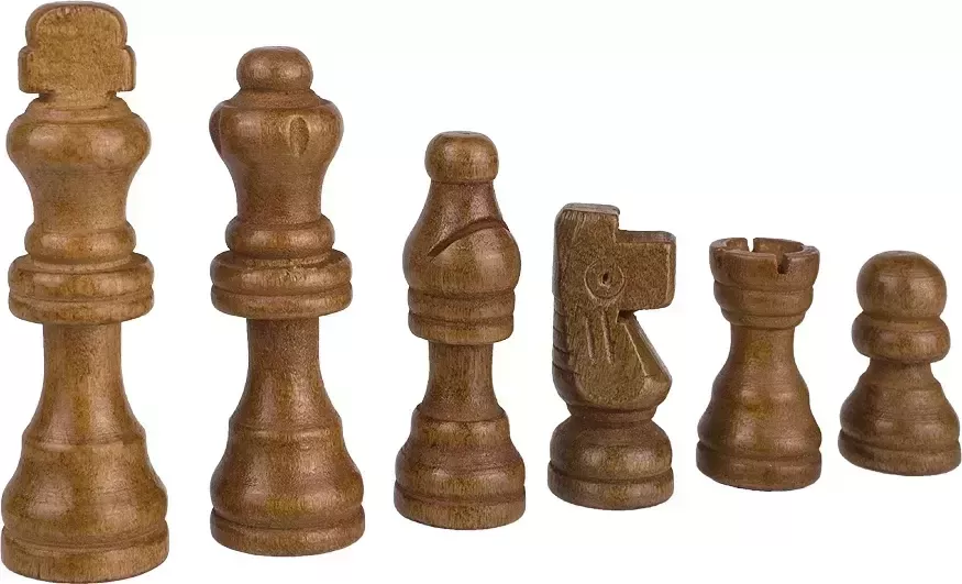 Шахматные фигуры деревянные с подложкой Partida 6,4 см