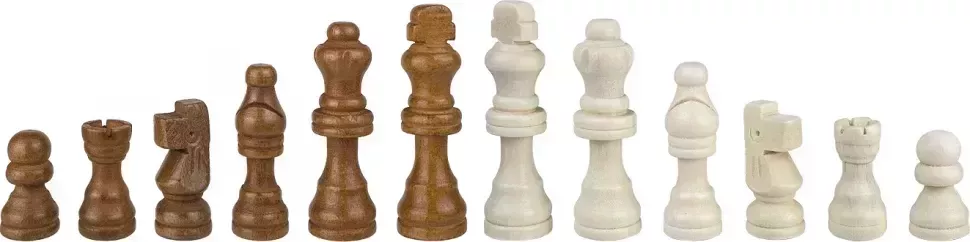 Шахматные фигуры деревянные с подложкой Partida 6,4 см