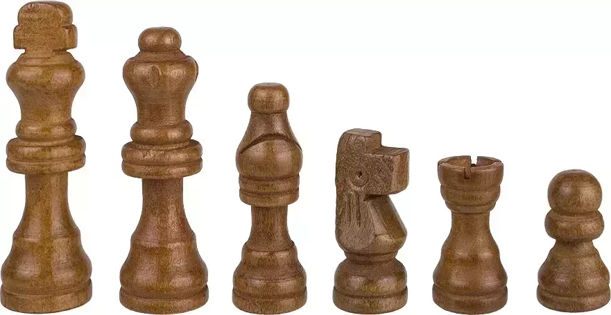 Шахматные фигуры деревянные с подложкой Partida 6,4 см