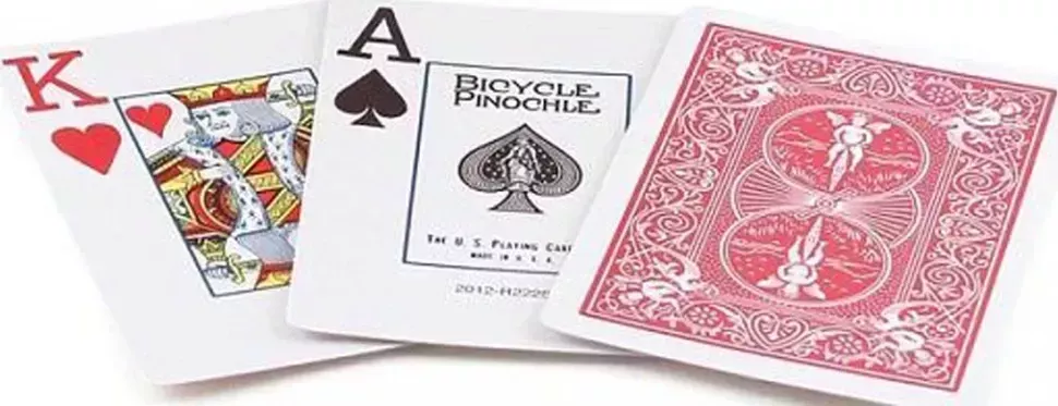 Карты "Bicycle Pinochle Red"