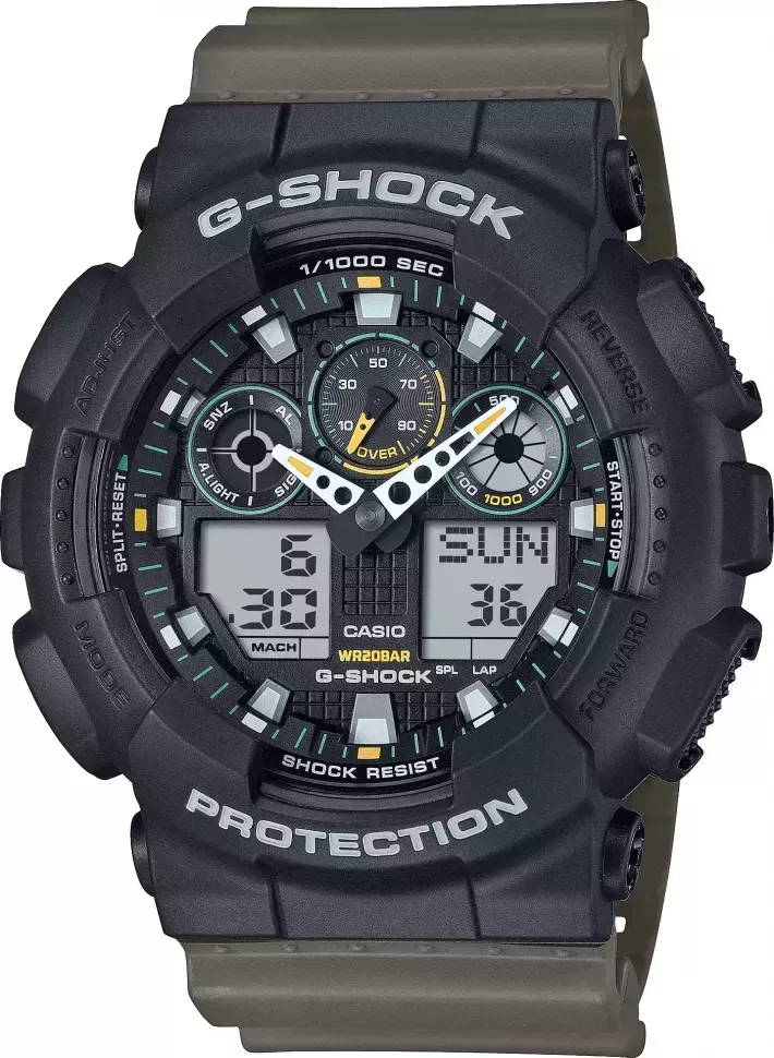 Наручные часы casio   ga-100tu-1a3